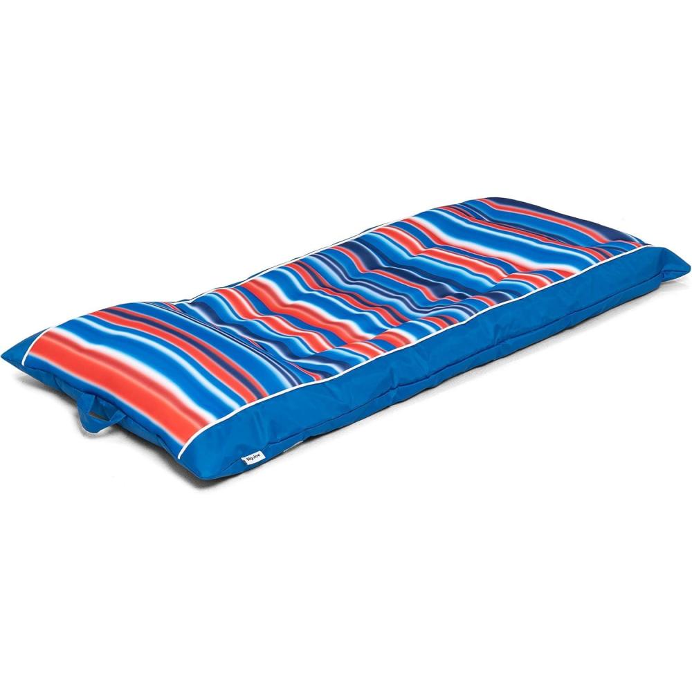 imageBig Joe Kona Hammock No Inflation Needed Pool Lounger with Headrest Quick Draining Fabric 4 feet BigBlurred Americana