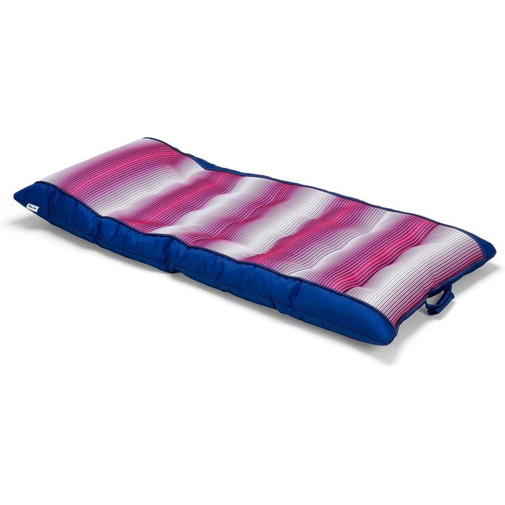 imageBig Joe Kona Hammock No Inflation Needed Pool Lounger with Headrest Quick Draining Fabric 4 feet BigFade Fuchsia