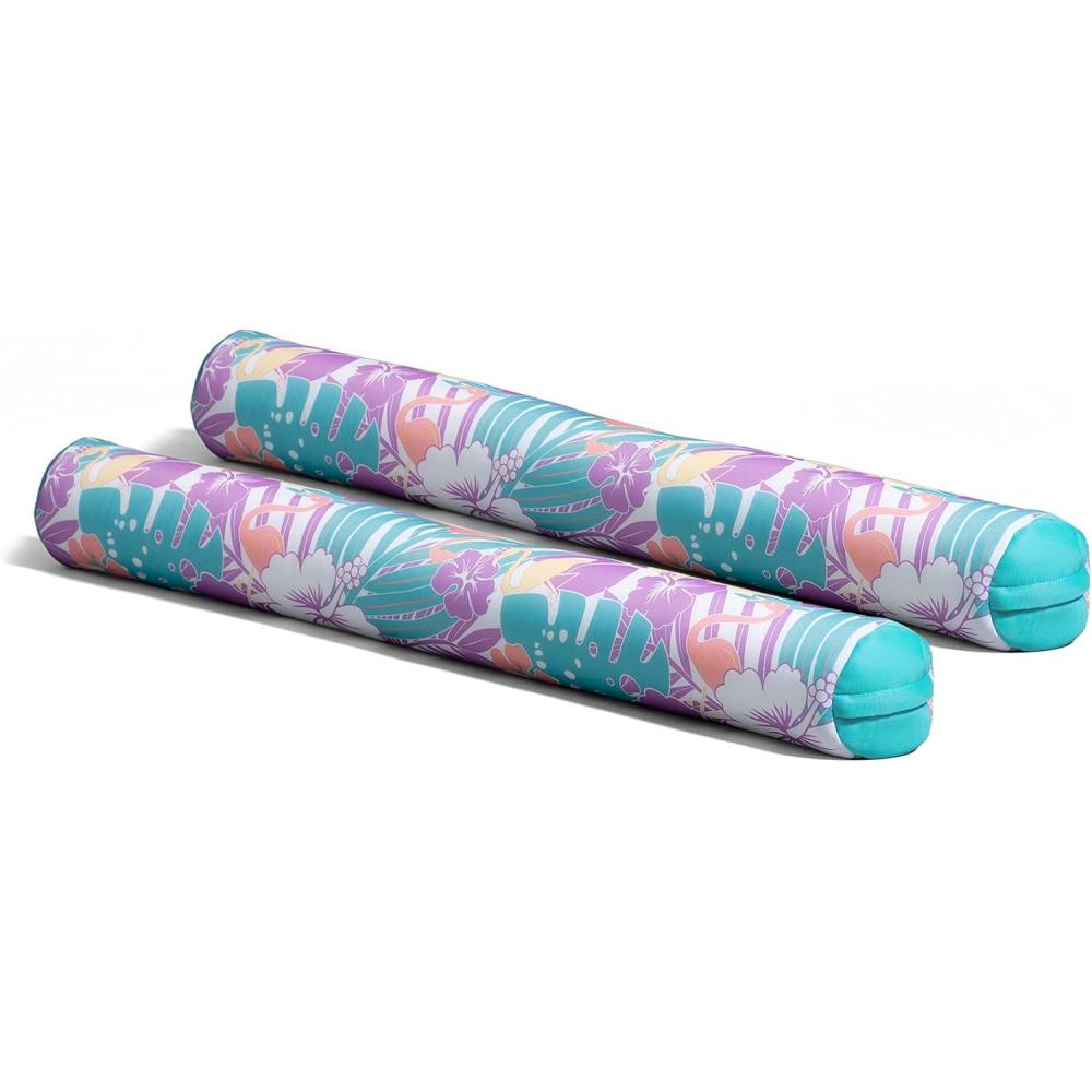 imageBig Joe Noodle Pool FloatAqua Tropical Hibiscus