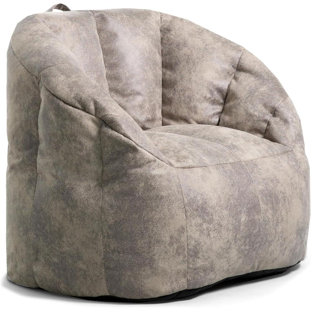 imageBig Joe Milano Beanbag Chair Stretch Limo Black SmartmaxCement Blazer