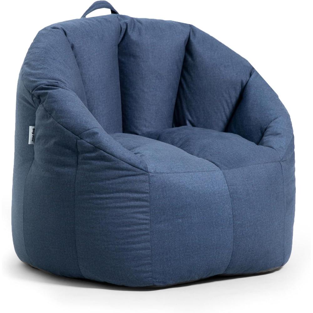 imageBig Joe Milano Beanbag Chair Stretch Limo Black SmartmaxCobalt