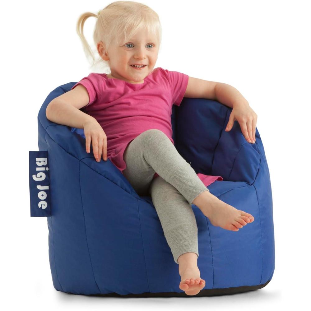 imageBig Joe Milano Beanbag Chair Stretch Limo Black SmartmaxSapphire Smartmax