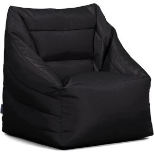 Big Joe Aurora Bean Bag Chair, Black Smartmax, Durable Polyester Nylon Blend, 2.2 feet(Black)