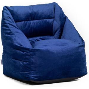 Big Joe Aurora Bean Bag Chair, Black Smartmax, Durable Polyester Nylon Blend, 2.2 feet(Deep Navy)