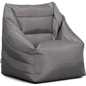 Big Joe Aurora Bean Bag Chair, Black Smartmax, Durable Polyester Nylon Blend, 2.2 feet(Graphite)