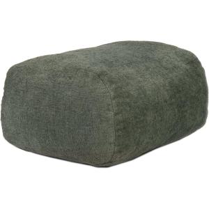 Big Joe Modora Bean Bag Ottoman Lounger, Heather Green Soft Boucle(Heather Green)