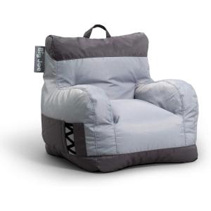 Big Joe Roma Bean Bag Chair, Shadow Graphite Vintage Suede, 3 feet(Grey)