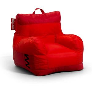 Big Joe Roma Bean Bag Chair, Shadow Graphite Vintage Suede, 3 feet(Red)