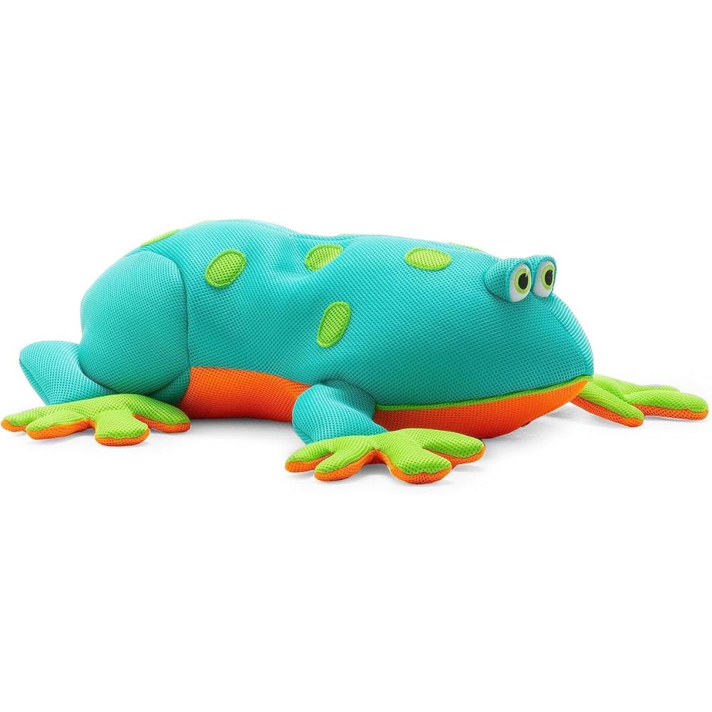 imageBig Joe Pool Petz Small Frog No Inflation Needed Animal Floating Pool Toy Float Mesh