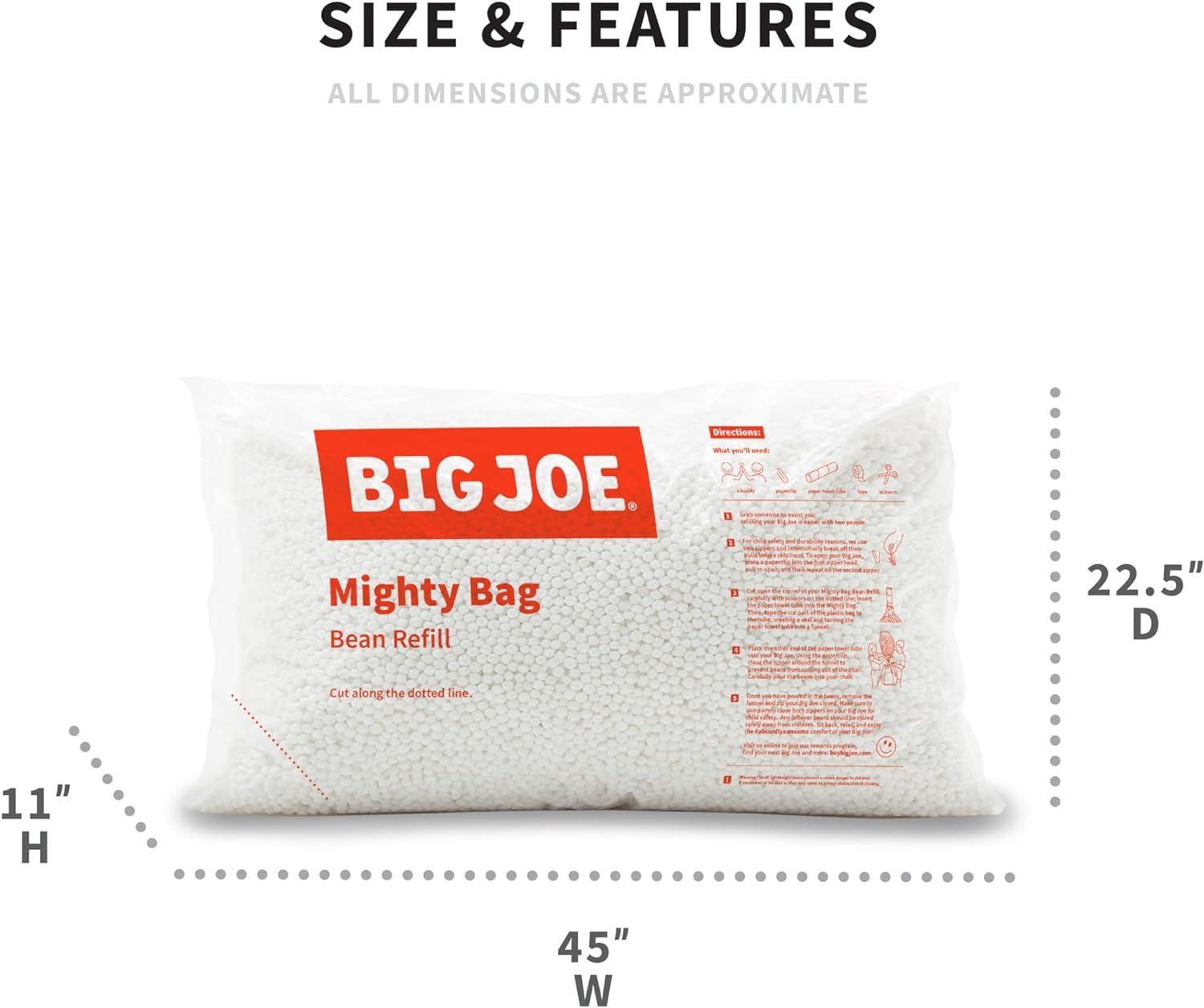 image:imageBig Joe Bean Refill Polystyrene Beans for Bean Bags or Crafts 100 Liters200 Liters