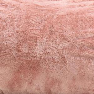 Big Joe Lotus Teardrop Bean Bag Cover Only, Stone Short Shag, Soft Faux Fur(Desert Rose)