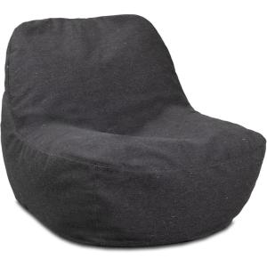 Big Joe Luft Outdoor Patio Chair, Lightweight Bean Filling, Outdoor Performance Linen, Sailor Blue(Nightfall)