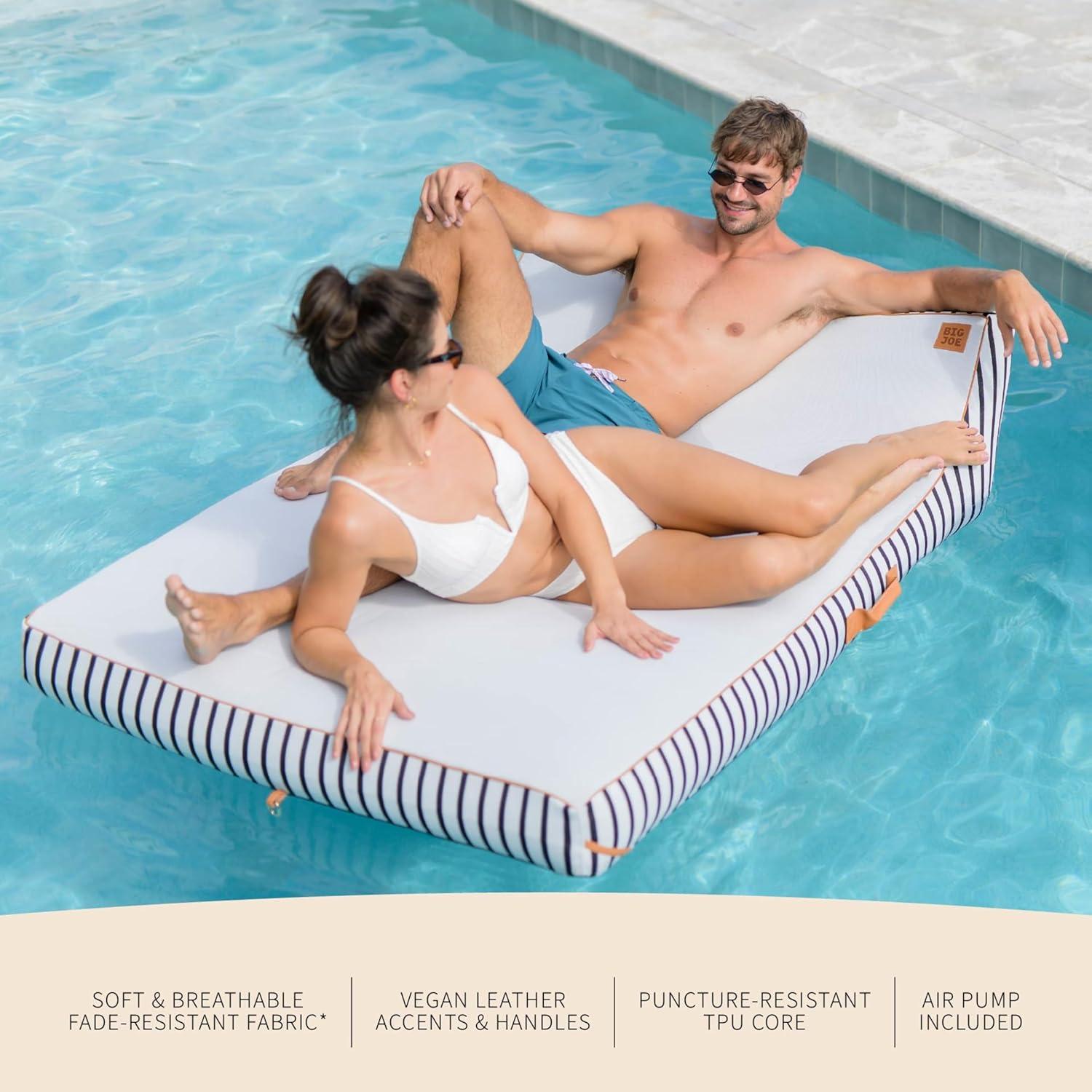 image:imageBig Joe Lux InflatableBlack And White Cape Stripe