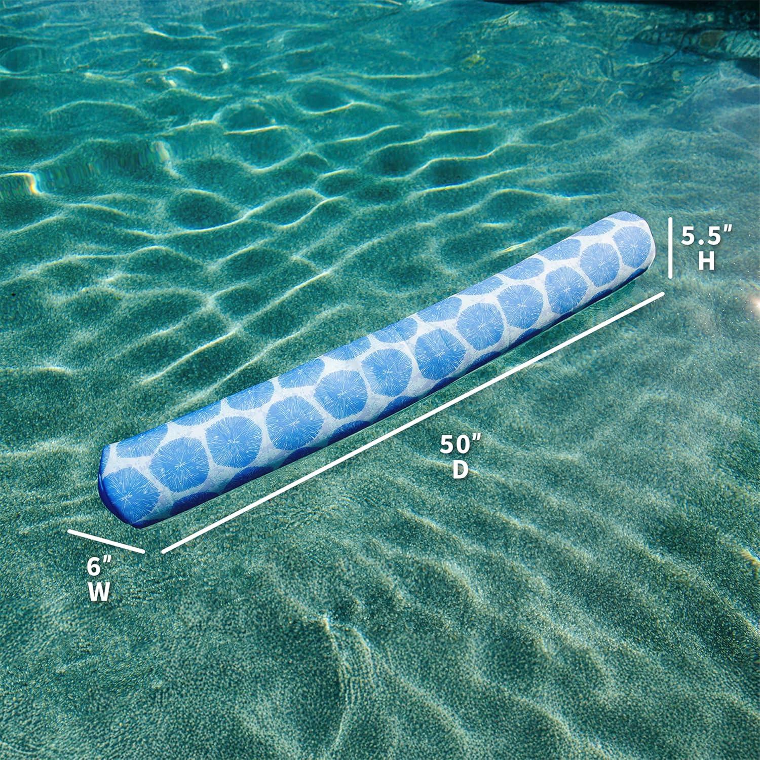 image:imageBig Joe Noodle Pool Float Banana Pop DoubledSided Mesh Quick Draining Fabric No Inflation NeededCoral Bloom