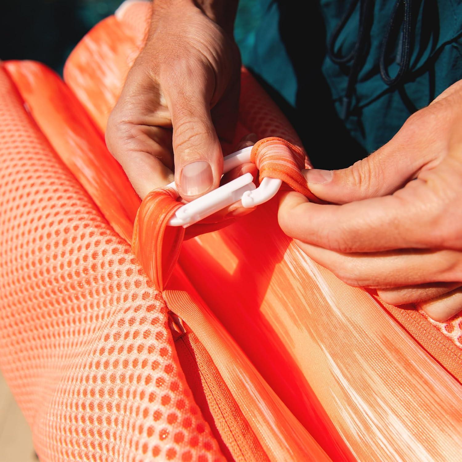 image:imageBig Joe Noodle Pool Float Banana Pop DoubledSided Mesh Quick Draining Fabric No Inflation NeededPeach Glow