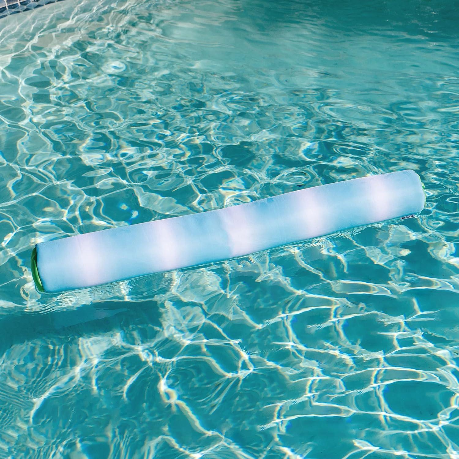 image:imageBig Joe Noodle Pool Float Banana Pop DoubledSided Mesh Quick Draining Fabric No Inflation NeededRolling Wave Aqua