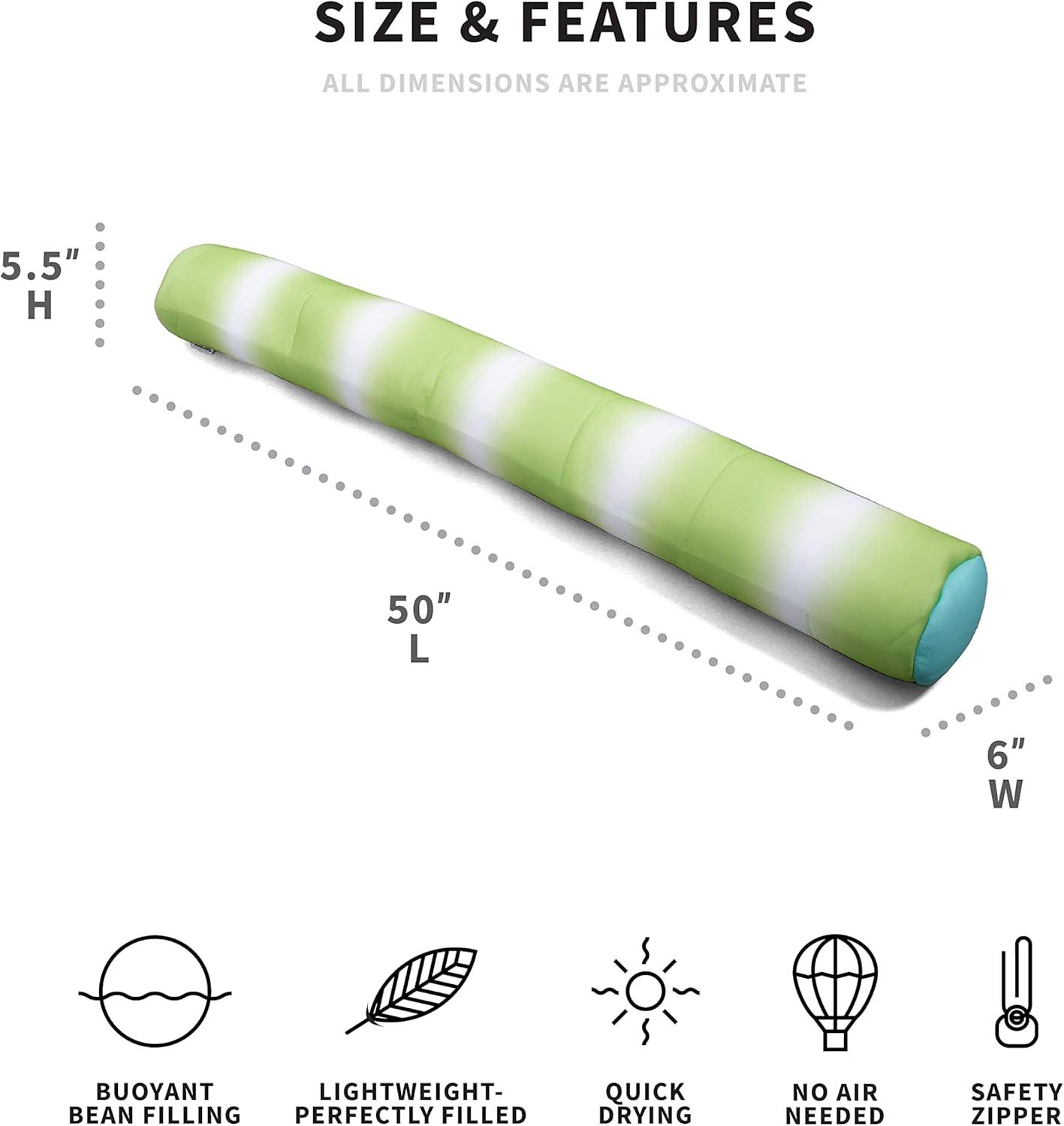 image:imageBig Joe Noodle Pool Float Banana Pop DoubledSided Mesh Quick Draining Fabric No Inflation NeededRolling Wave Lime