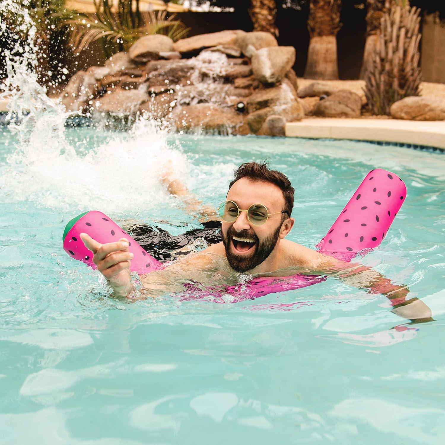 image:imageBig Joe Noodle Pool Float Banana Pop DoubledSided Mesh Quick Draining Fabric No Inflation NeededSummer Melon