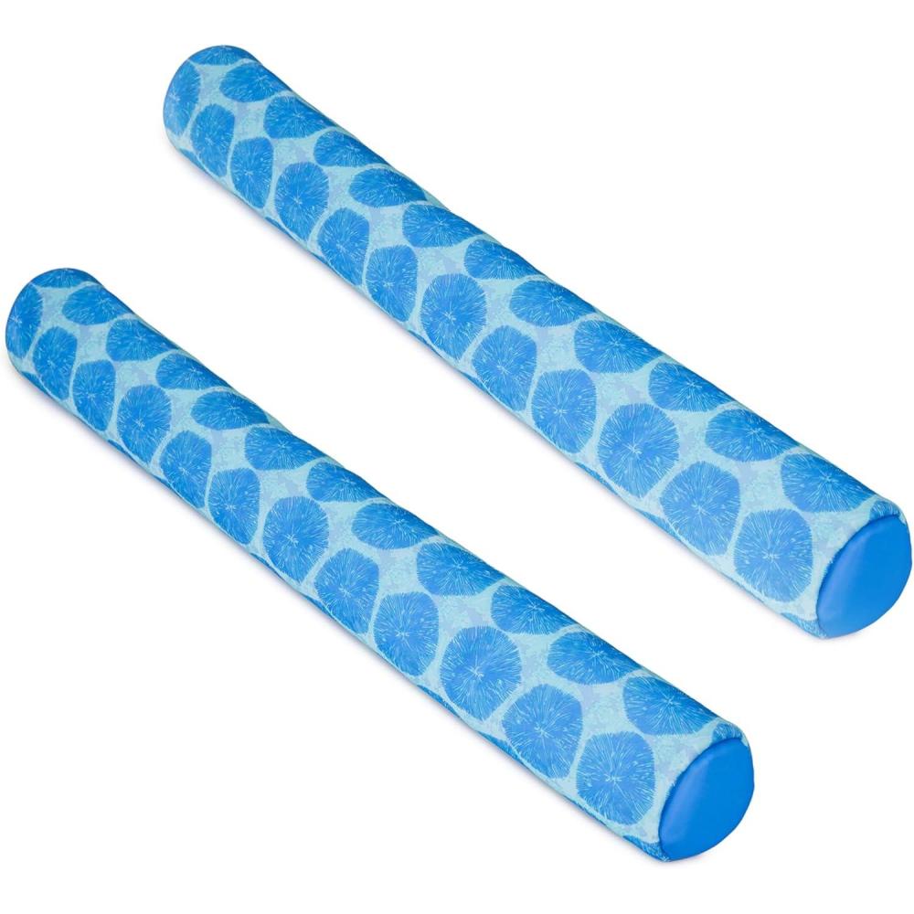 image:imageBig Joe Noodle Pool Float Banana Pop DoubledSided Mesh Quick Draining Fabric No Inflation NeededCoral Bloom