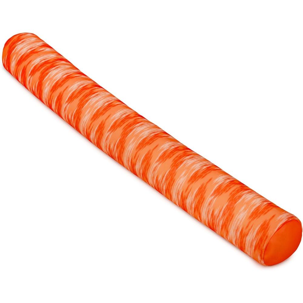 image:imageBig Joe Noodle Pool Float Peach Glow DoubledSided Mesh Quick Draining Fabric No Inflation Needed