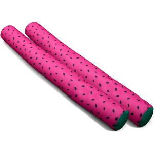 Big Joe Noodle Pool Float, Banana Pop, Doubled-Sided Mesh, Quick Draining Fabric, No Inflation Needed(Summer Melon)