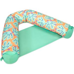 Big Joe Noodle Pool Float, Banana Pop, Doubled-Sided Mesh, Quick Draining Fabric, No Inflation Needed(Sweet Shells Peach)