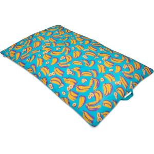 Big Joe Lux Lagoon Lounger Pool Float, Harbor Blue, Premier Mesh, Durable UV Protected Polyester Blend, No Inflation Needed(Banana Pop)