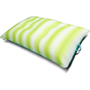 Big Joe Lux Lagoon Lounger Pool Float, Harbor Blue, Premier Mesh, Durable UV Protected Polyester Blend, No Inflation Needed(Rolling Wave Lime)