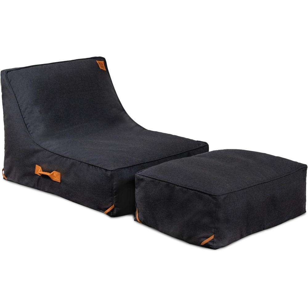 image:imageBig Joe Lux Sealander Pool Float and Patio Chair Harbor Blue Premier Mesh Durable UV Protected Polyester Blend No Inflation NeededTwilight Sunbrella Fabric