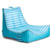 Light Blue Zag Stripe