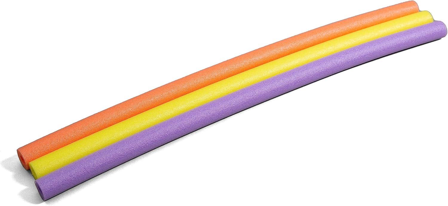 image:imageBig Joe Super Swim Noodle 20 Pack Pool Noodles Assorted Blues 4 feet 50 L x 3 W x 3 H EachCoral Purple Yellow